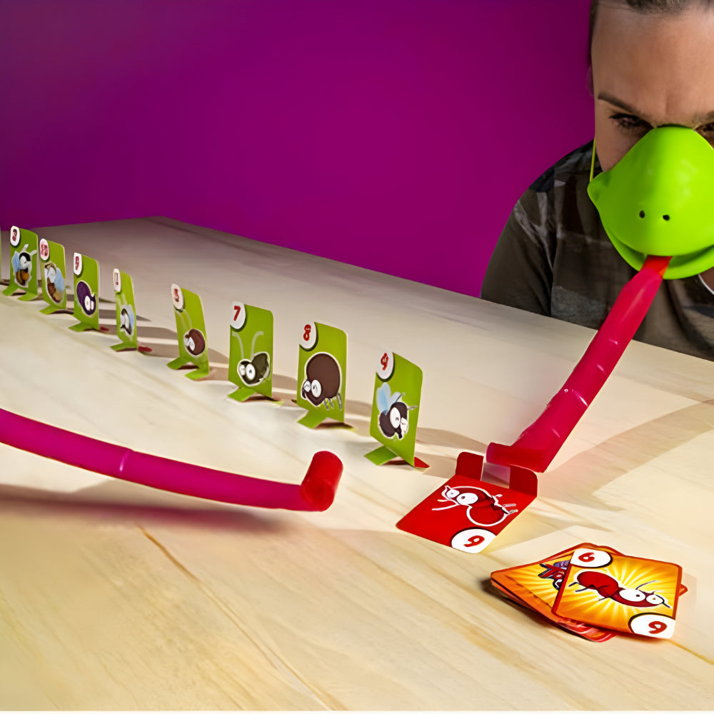 Board Game Kids Party Skill Set Chameleon Mask Tongue Challenge | Meowbutter