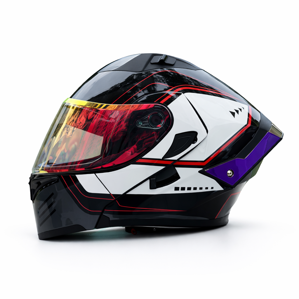 Casco Modular para Motocicleta ORZ-992 - Meowbutter