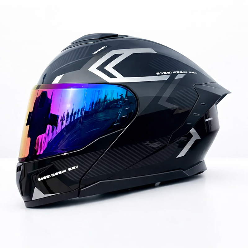 Kask motocyklowy LVS-909 Pro - Meowbutter
