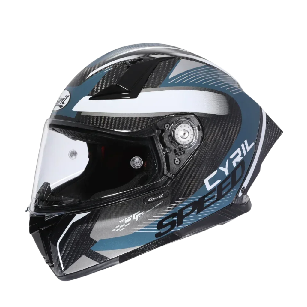 CYRIL R30S Carbon Pro helhjälm - DOT- och ECE-godkänd - Meowbutter