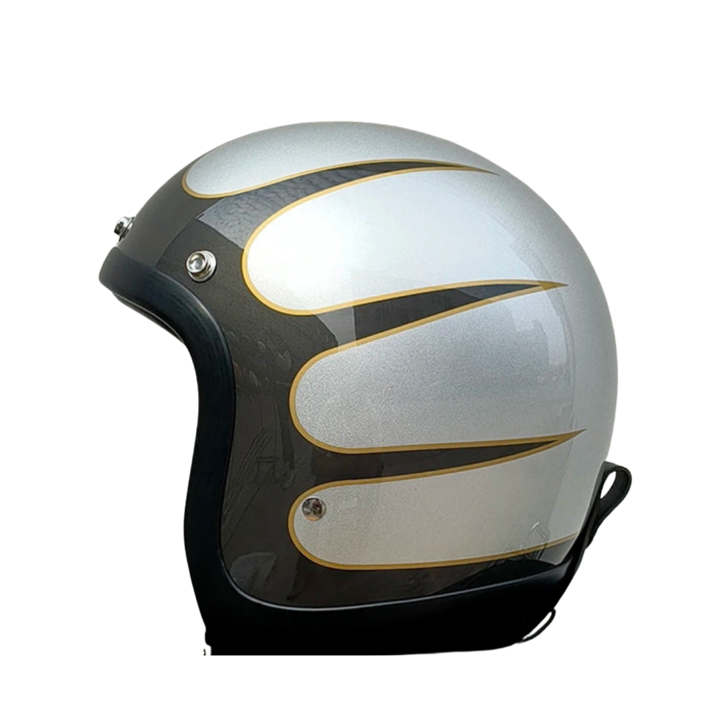 Casco Moto Vintage Chopper Low Profile - Omologato DOT & ECE | meowbutter