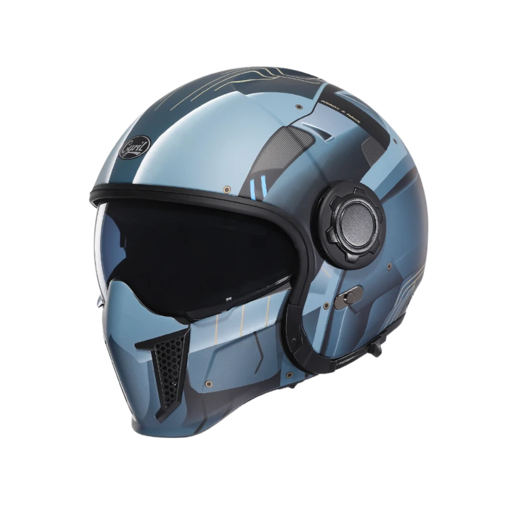 Casco modular vintage integral – Doble visor | Aprobado por DOT y ECE - Meowbutter