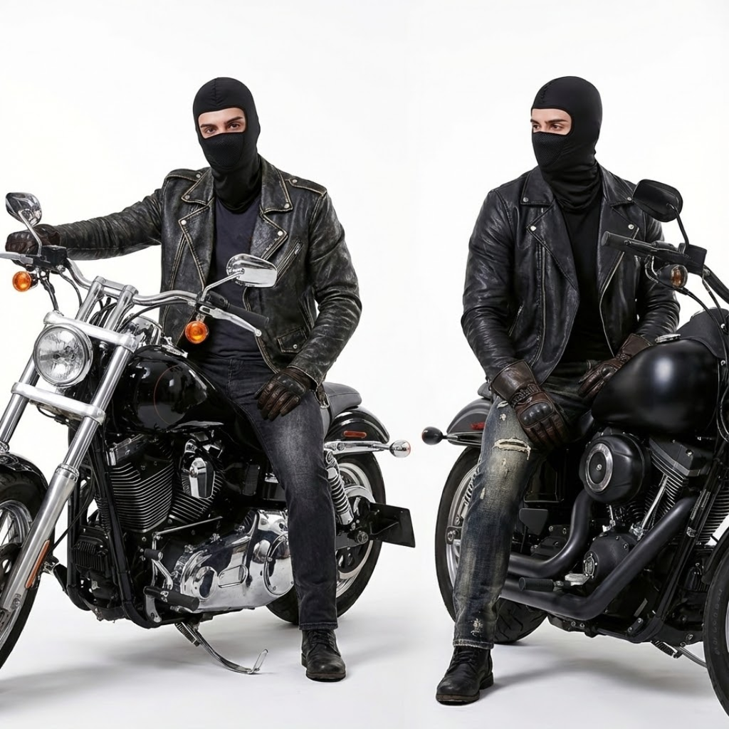 Premium Biker Winter Balaclava – Fleece-Lined, Windproof & Breathable - Meowbutter