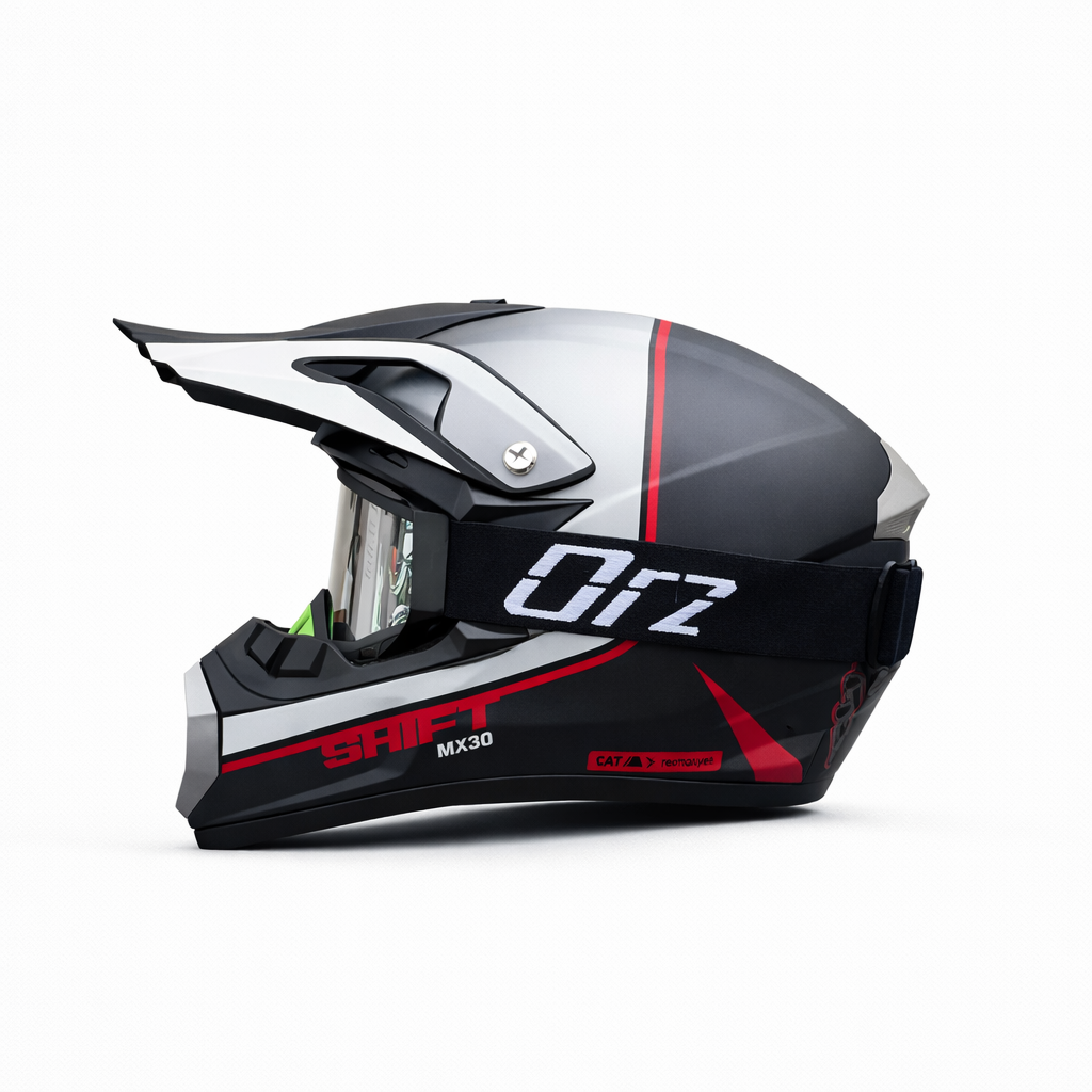 Casco Integral Off-Road de Motocross ORZ-126 - Meowbutter