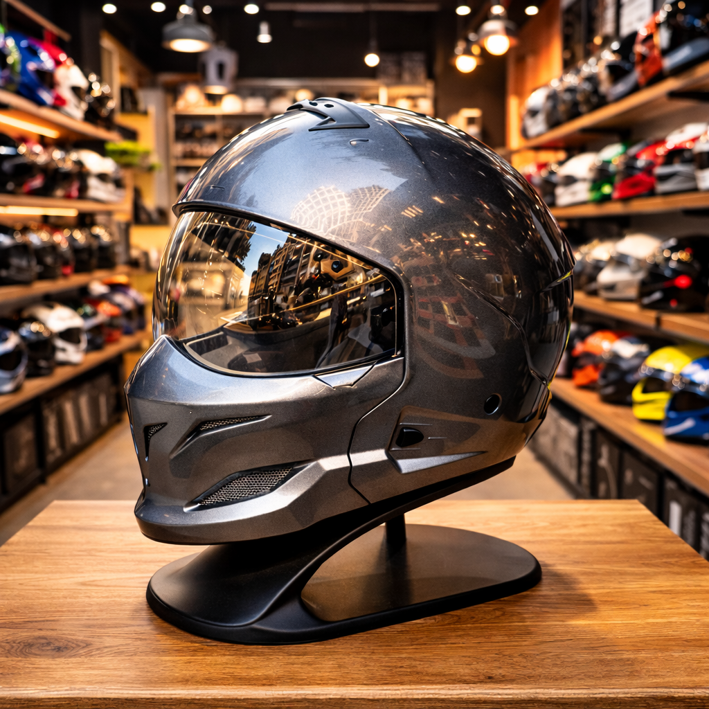 Casco de motocicleta unisex Scorpion Retro - Meowbutter