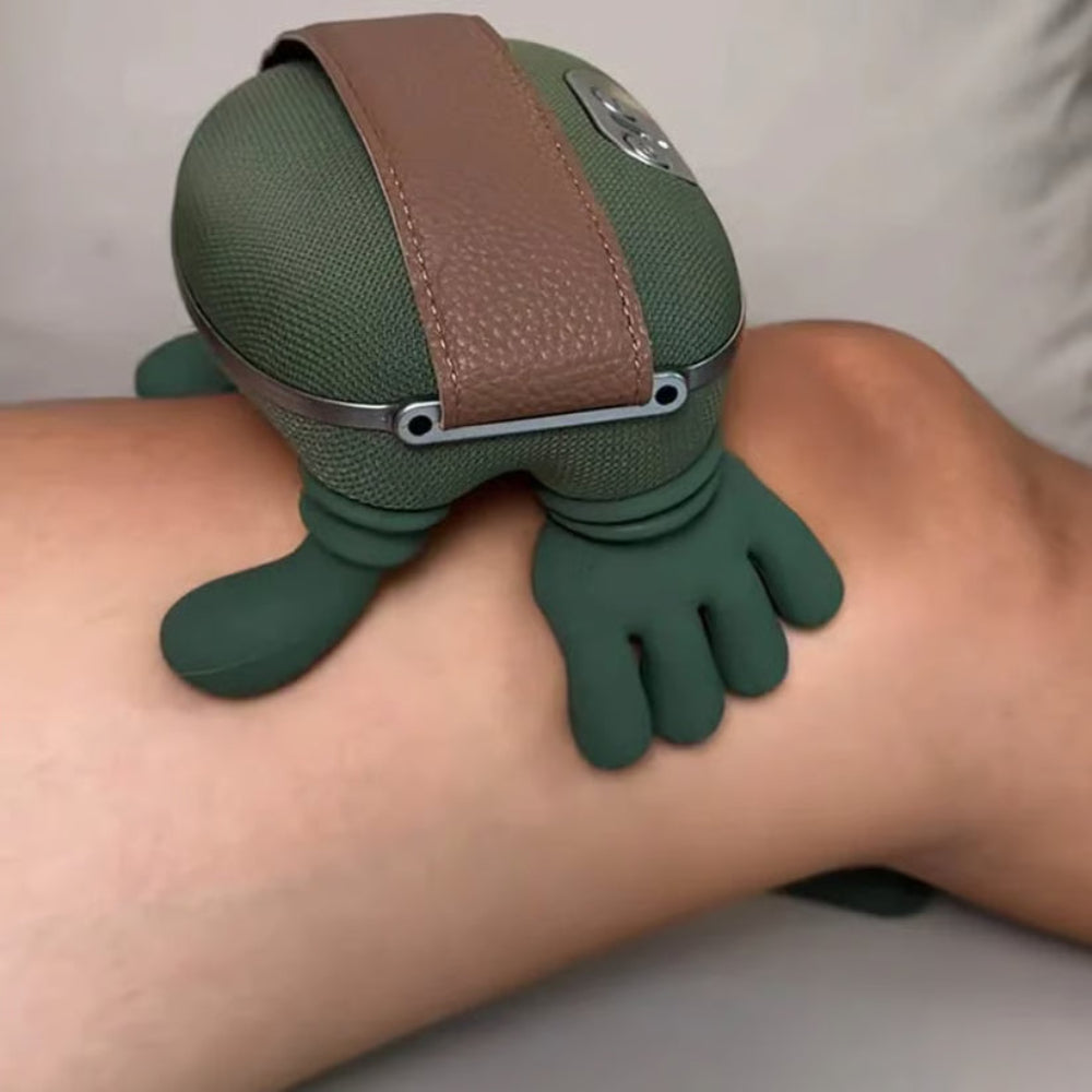 Portable Heated Neck Massager — Adjustable Warmth, Kneading & Vibration Therapy