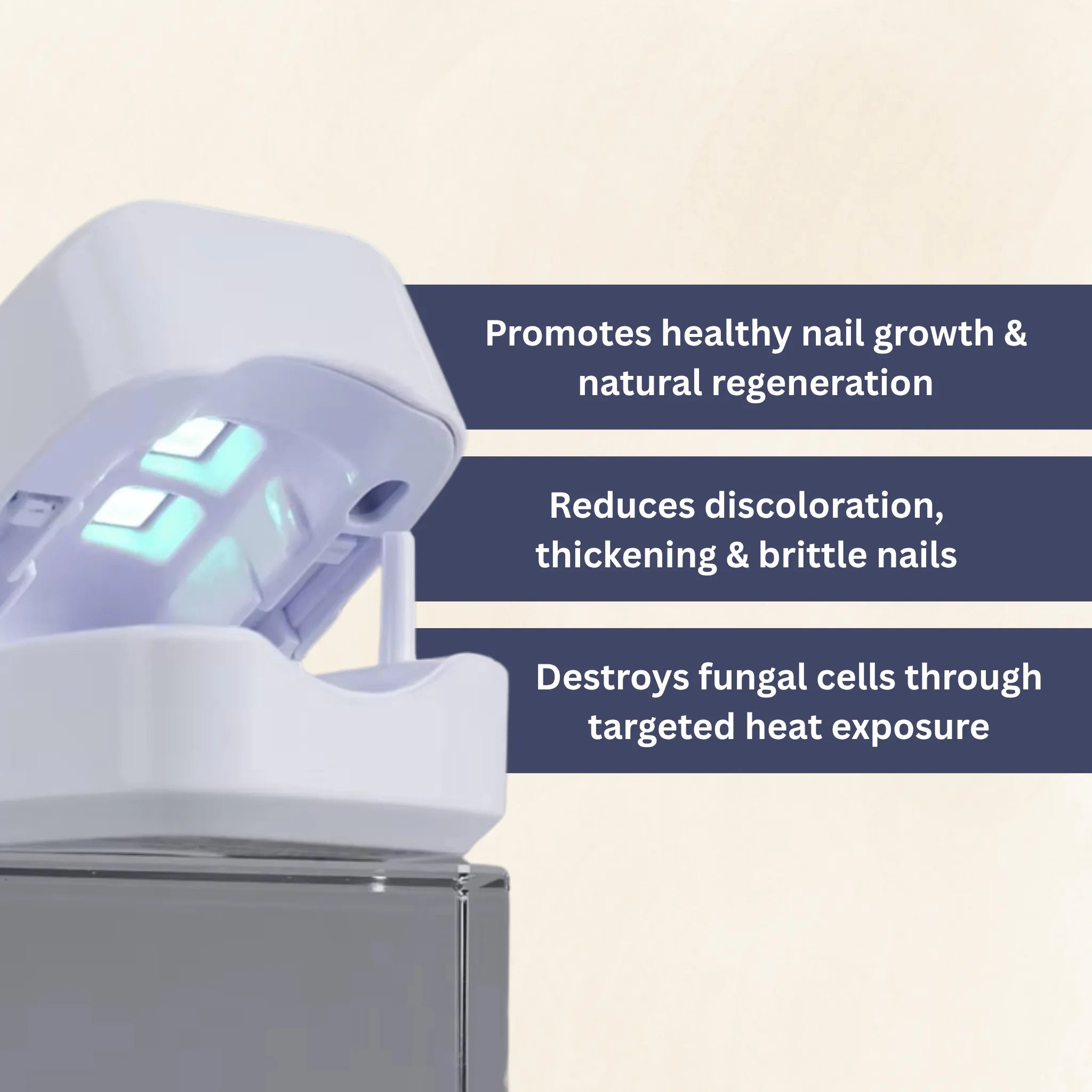 UV Light Nail Care Device - Rechargeable Battery - Portable - 4-Hour Runtime - 300g - Home Use | meowbutter