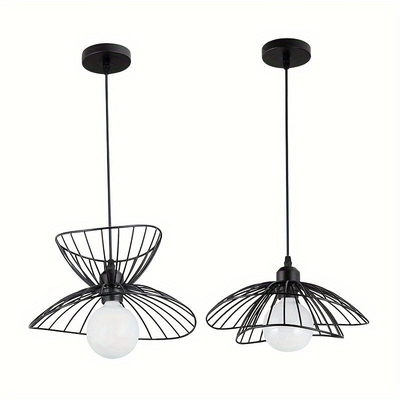 Retro Black Pendant Light | Adjustable Industrial Design | Meowbutter