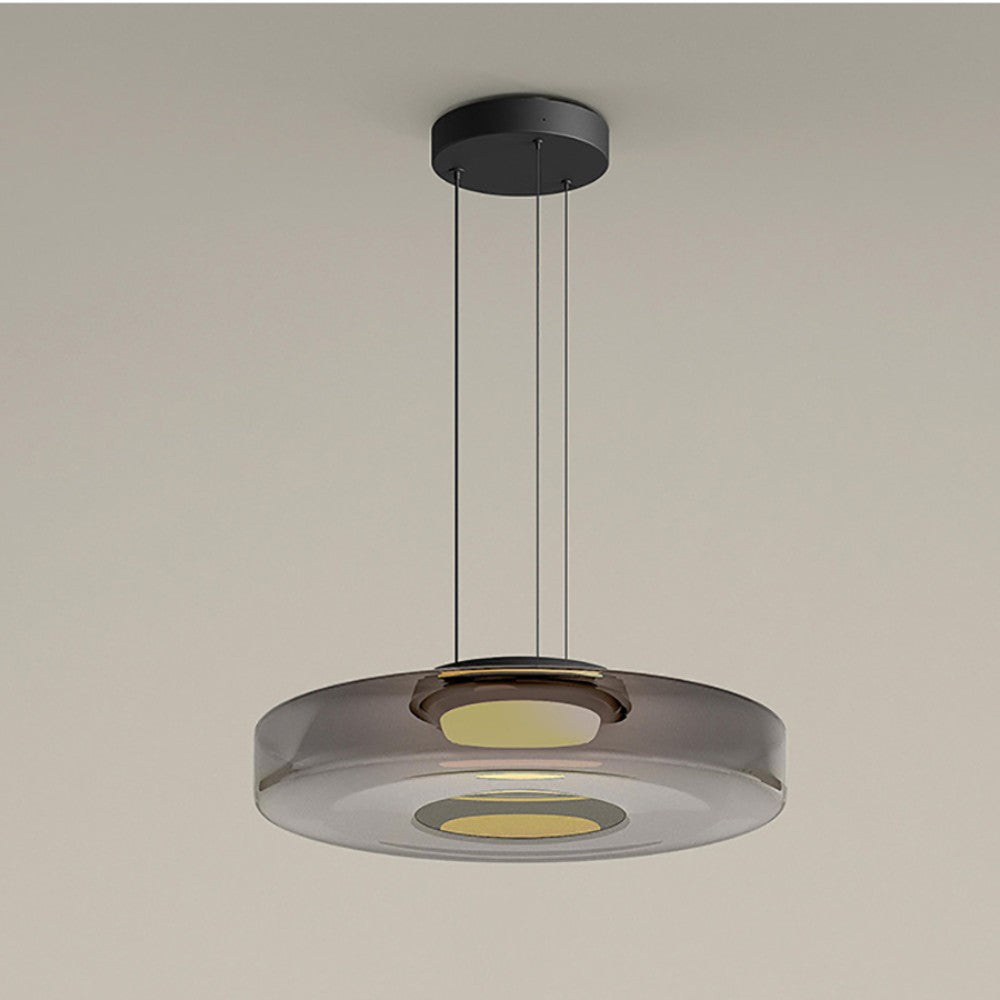 Glass Pendant Lamp | Bauhaus Style Hanging Light | Meowbutter