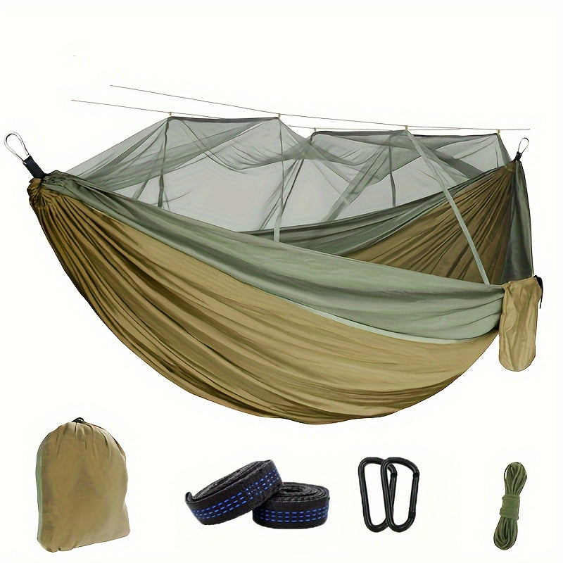 Hamaca Doble para Camping - Incluye Mosquitera - Diseño Cómodo para Exterior | meowbutter