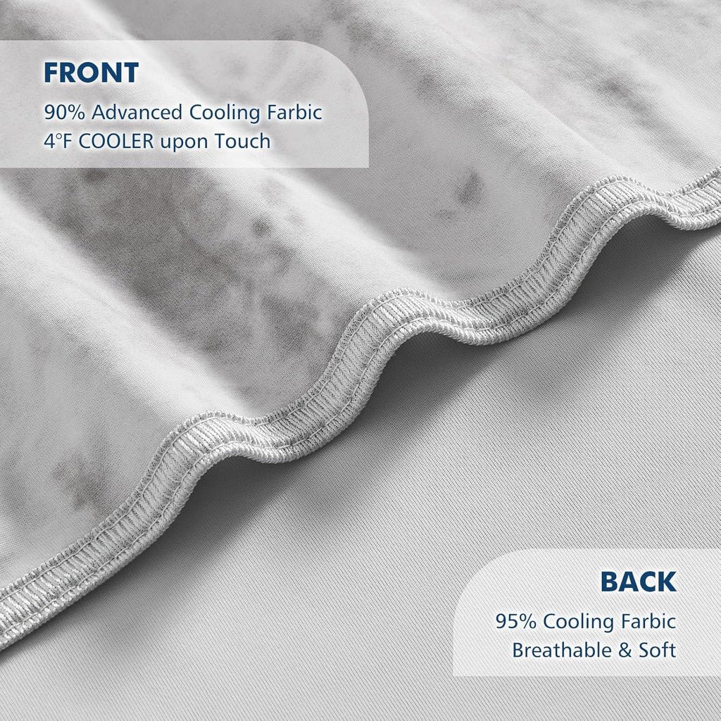 Chill Comfort Arc Chill Cooling Blanket — Lightweight, Breathable Double Layer Weave