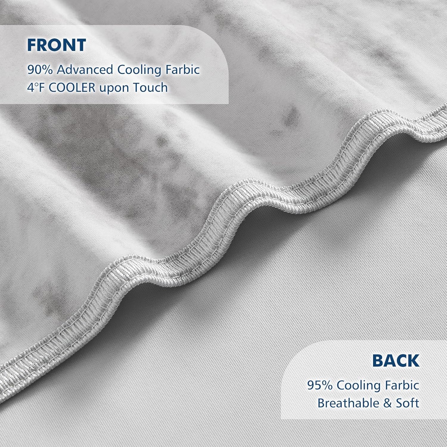 Chill Comfort Arc Chill Cooling Blanket — Lightweight, Breathable Double Layer Weave