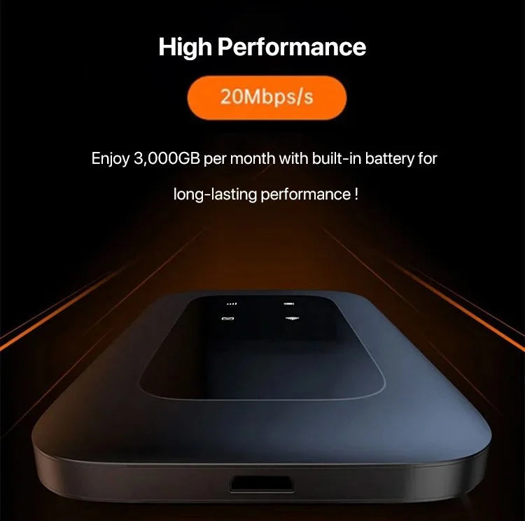 Portable 5G WiFi Router - High Speed Mobile Internet - Rechargeable Hotspot Device | meowbutter