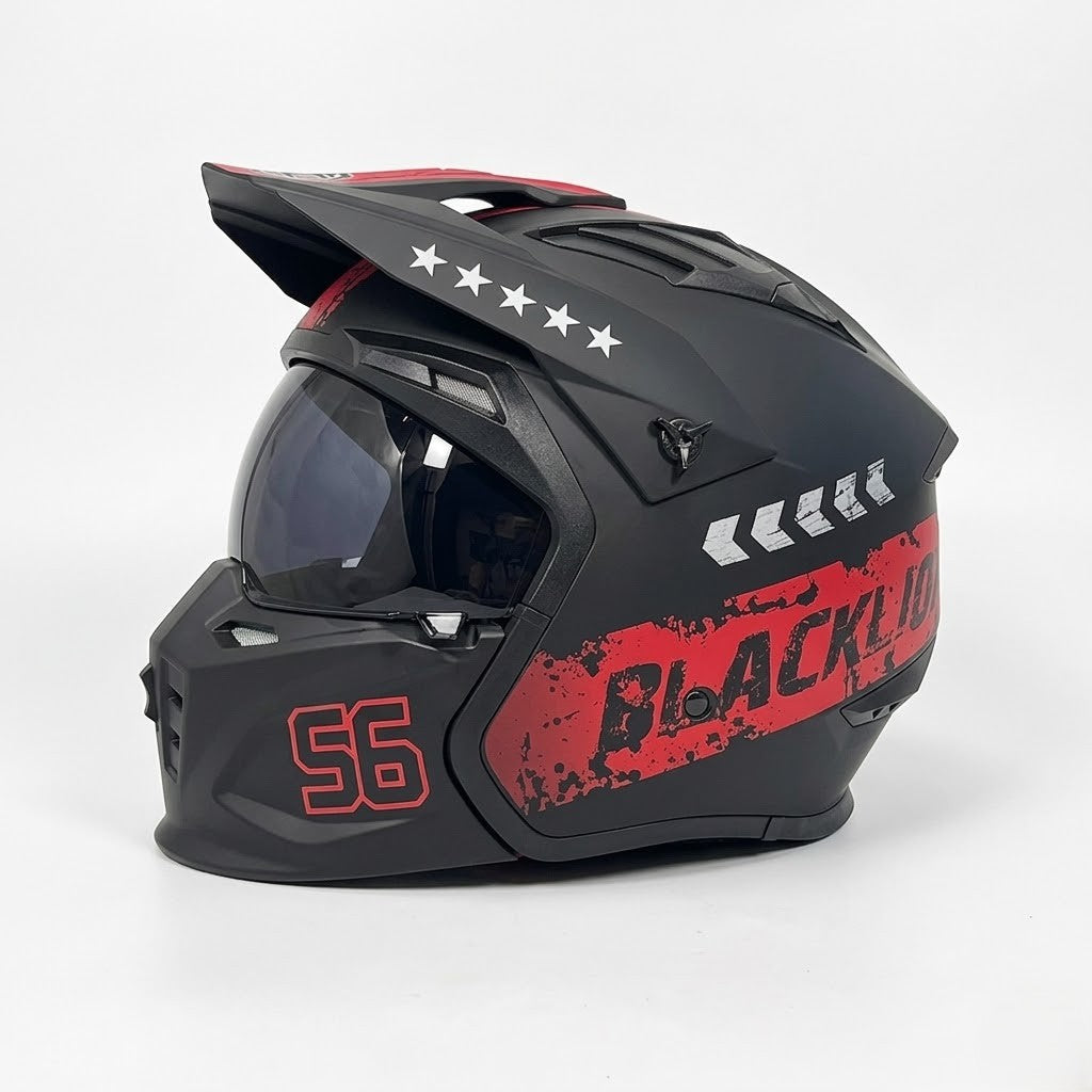Casco Retro ORZ 163 Pro - Certificado DOT - Meowbutter