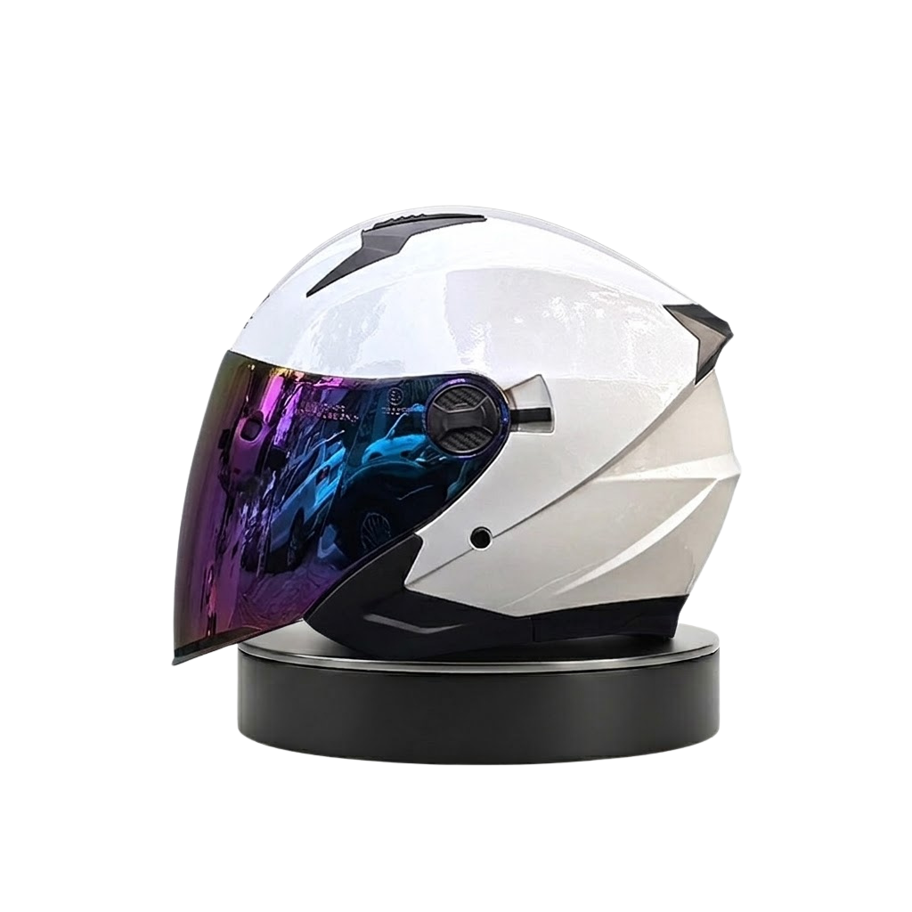 ORZ Premium avoin kypärä – Dual Visor Performance Edition - Meowbutter