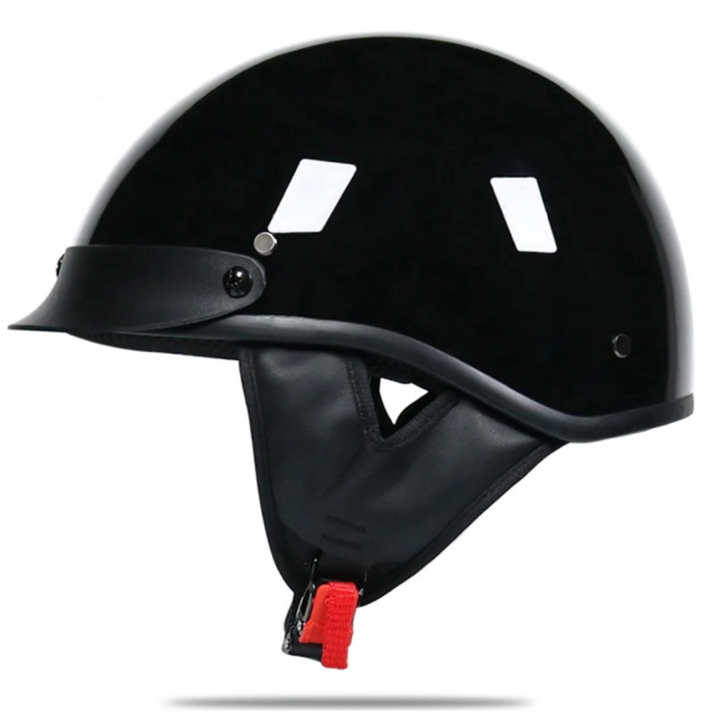 Low Profile Cruiser Halbhelm – DOT- und ECE-zertifiziert – Meowbutter