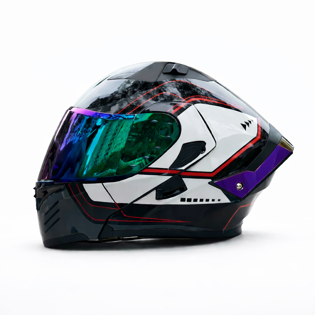 Casco Modular para Motocicleta ORZ-992 - Meowbutter