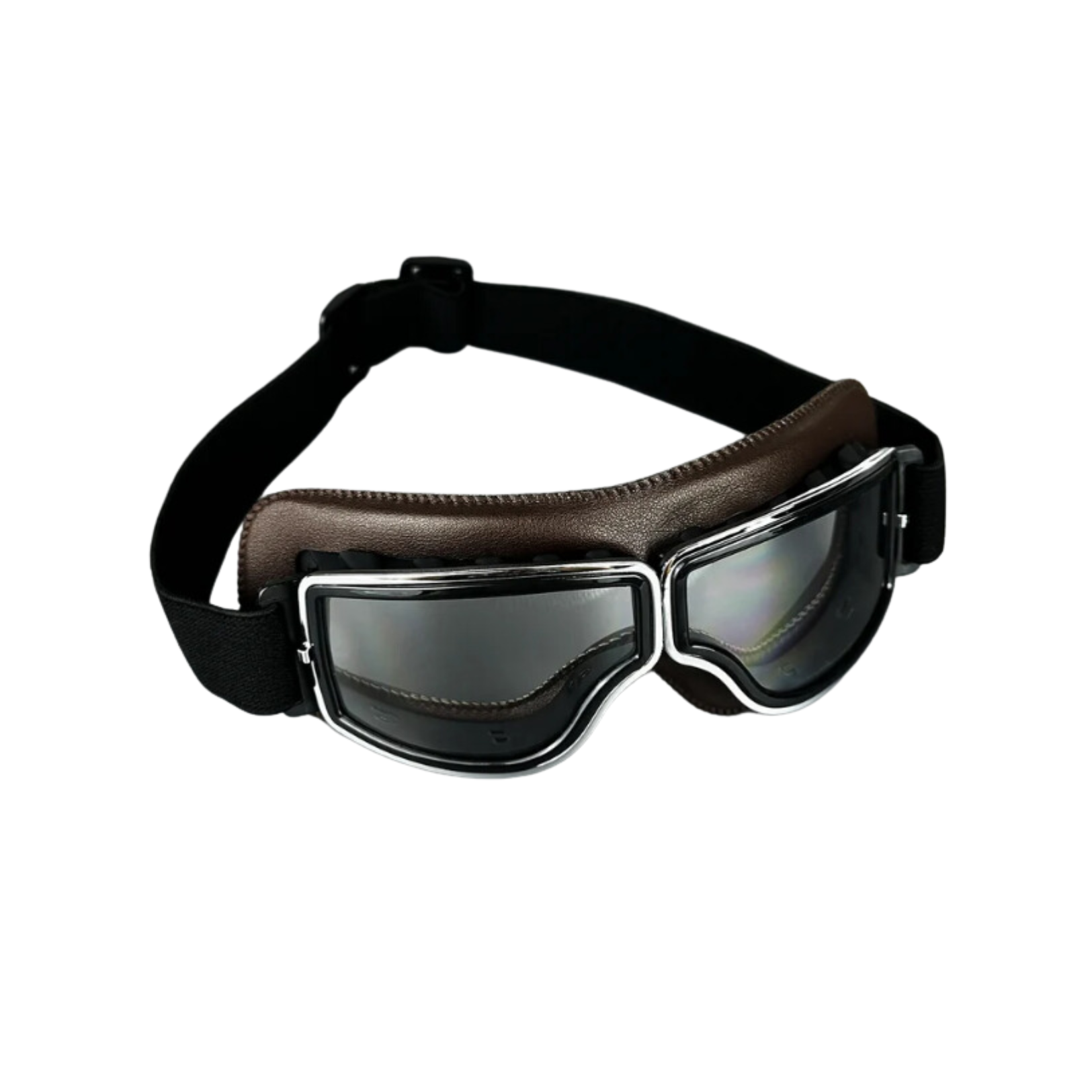 Vintage Leather Motorcycle Goggles - Meowbutter