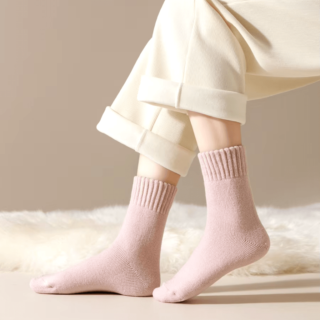 Premium fleece sokker til hyggelig komfort hele året rundt hver dag