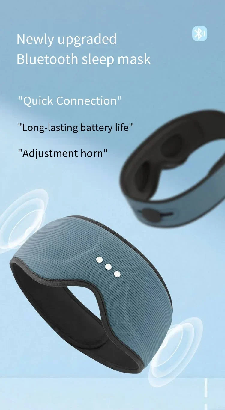Comfort Sleep 3D Ergonomic Bluetooth Eye Mask — Memory Foam Cushion
