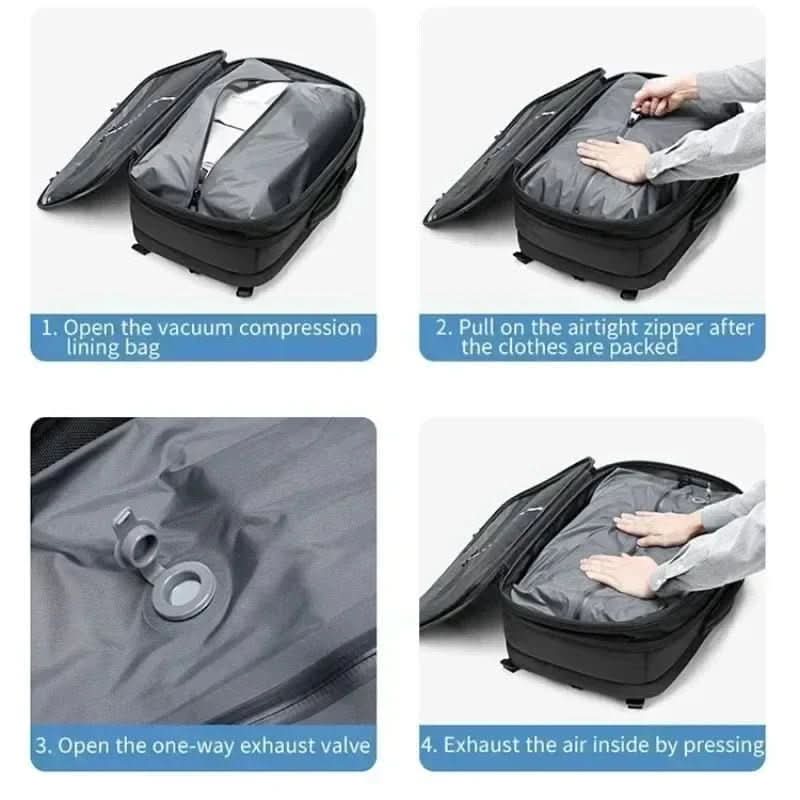 Inklapbare Rugzak met Laptopvak | meowbutter