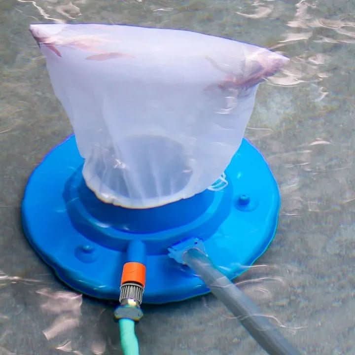 Strong Suction Pool Cleaner for Leaves & Dirt | meowbutter