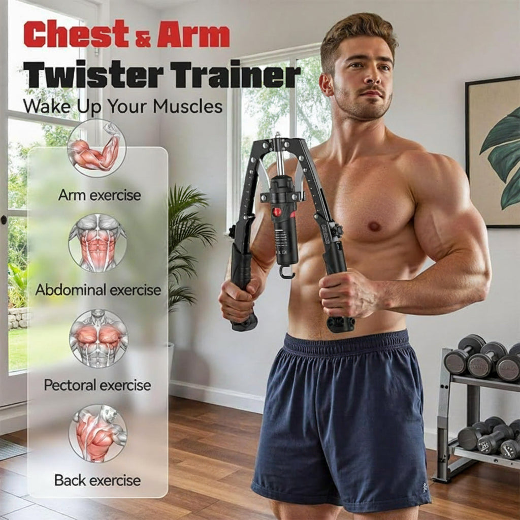 Stainless Steel Digital Counter Arm Exerciser