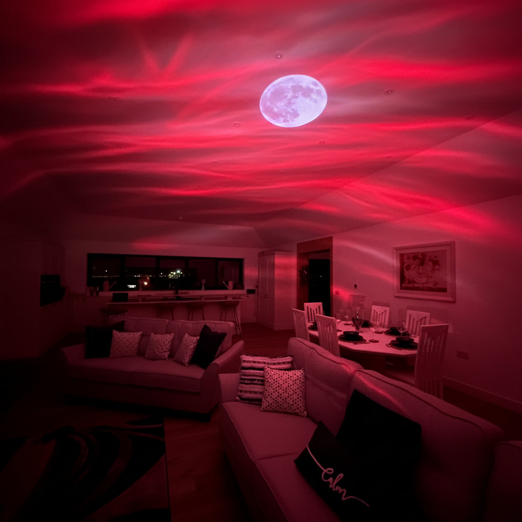 Aurora Galaxy Night Light Projector — LED, Wireless Remote Control