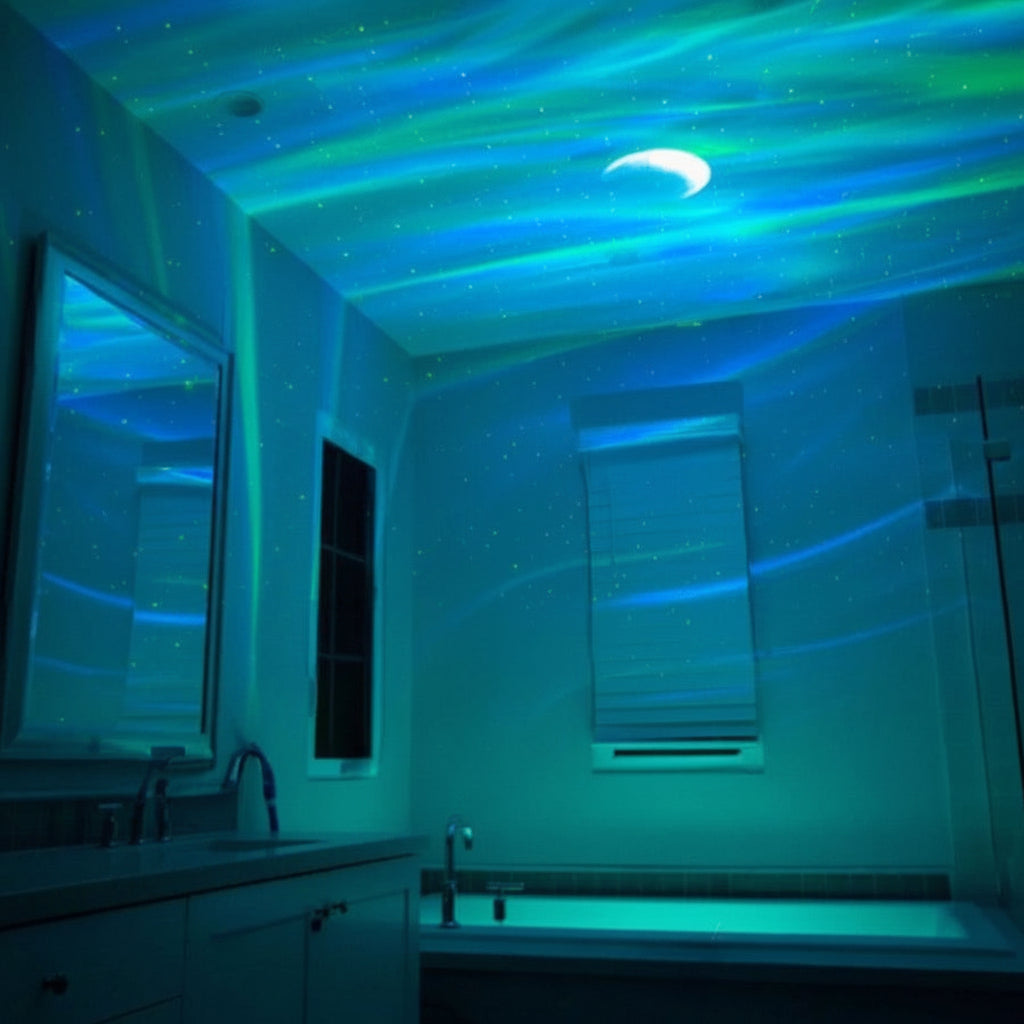 Aurora Galaxy Night Light Projector — LED, Wireless Remote Control