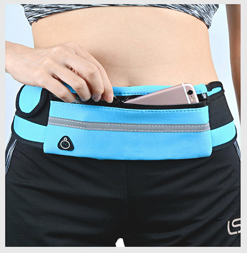 Active Gear Adjustable Waist Bag — 75–120 cm Strap, Secure Fit