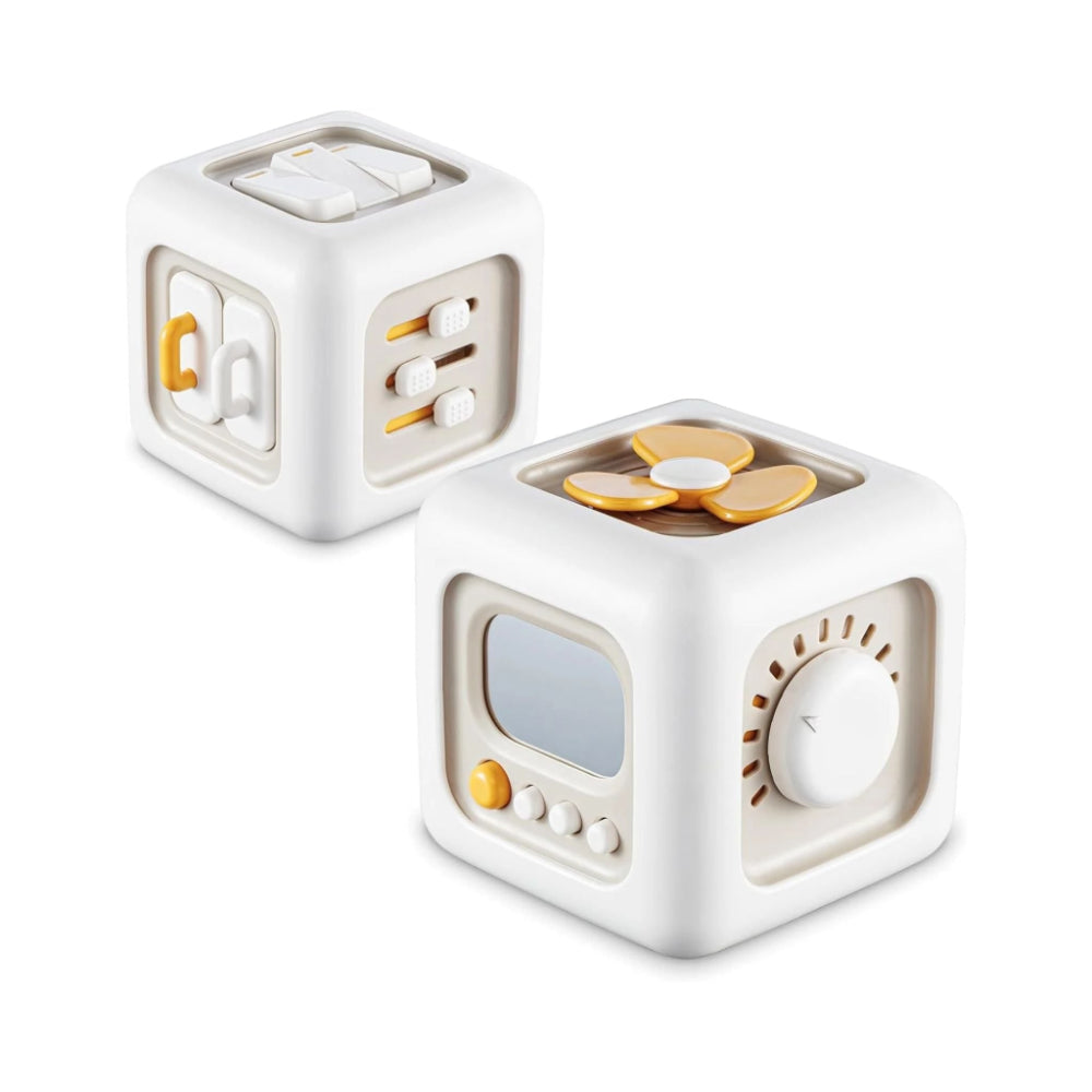 Cubo Attività Giocattolo Sensoriale Cubo Impegnato per Bambini Piccoli | Meowbutter