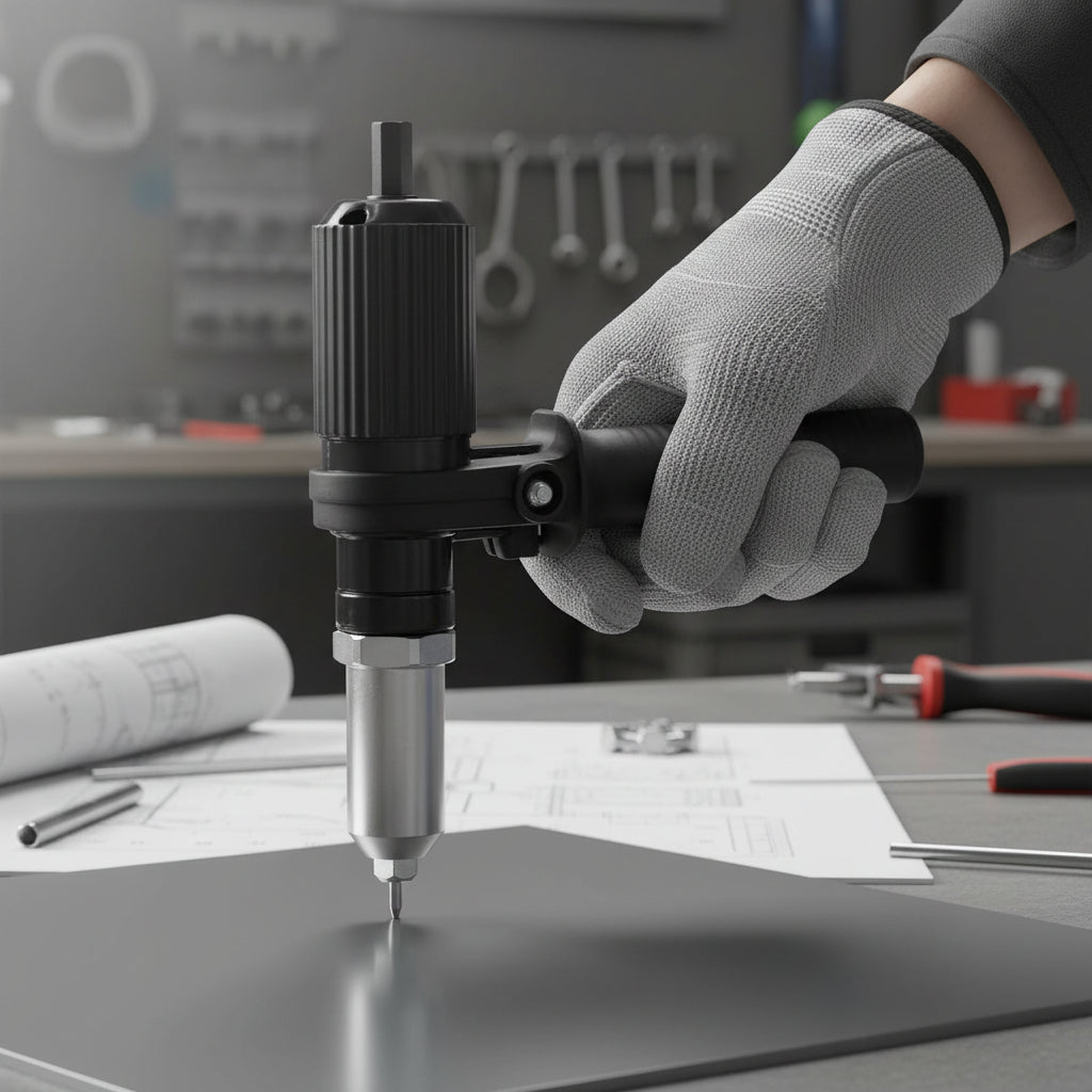 Rivet Gun Drill Adapter Kit Interchangeable Nozzles | Meowbutter