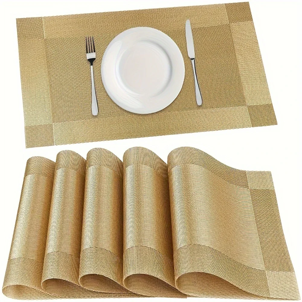 PlaciMat | Tovagliette in PVC resistenti al calore | Tovagliette lavabili e antiscivolo | Meowbutter