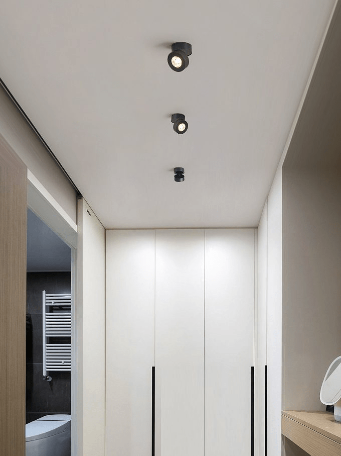 Adjustable Ceiling LED Downlight Metal Rotating Indoor Lighting Fixture
