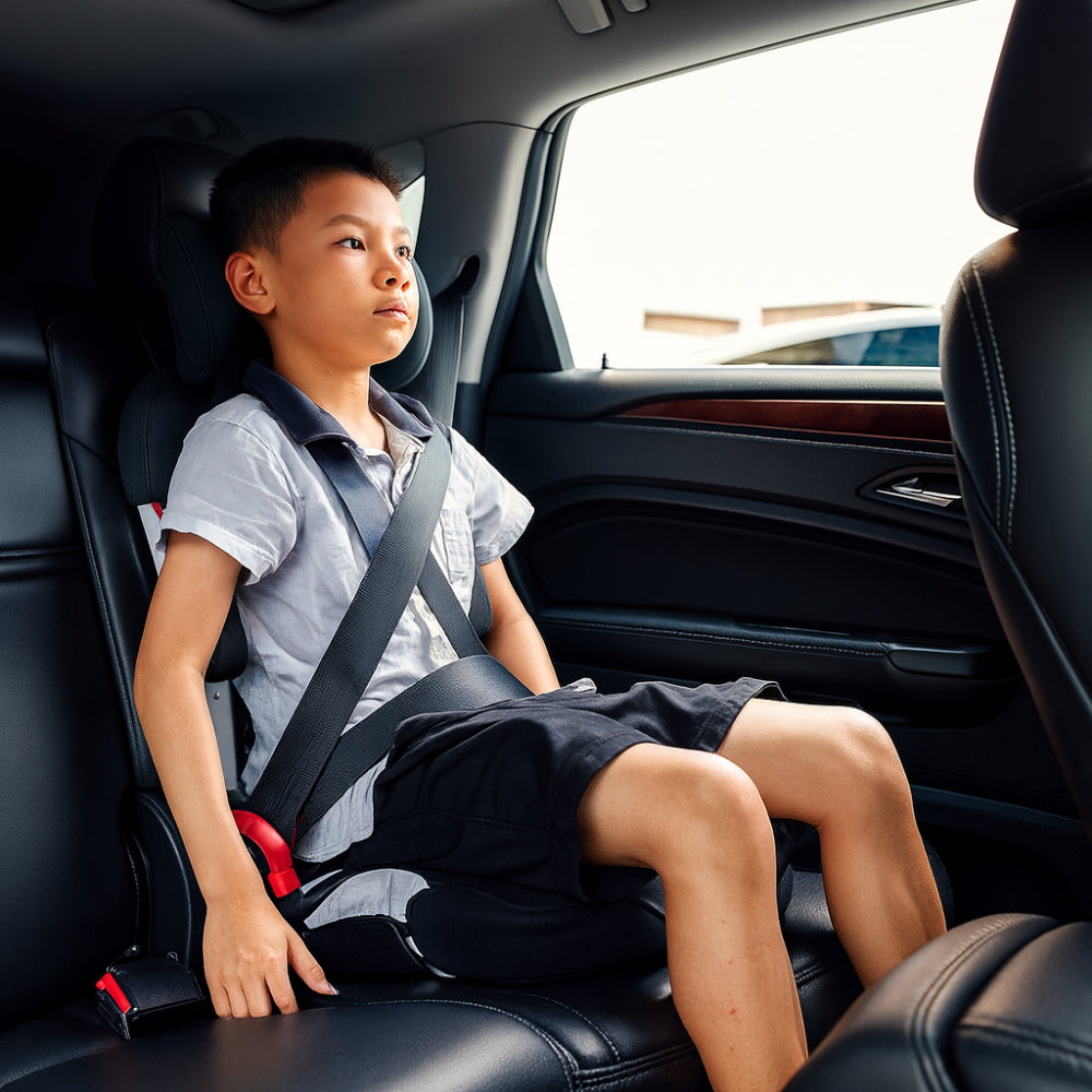 Adjustable Kids Booster Seat — Ergonomic Support, Ages 3 to 12