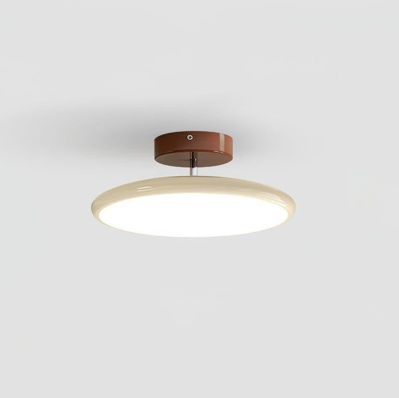 LED Ceiling Light With An Adjustable Circular Flush Mount For Ambience