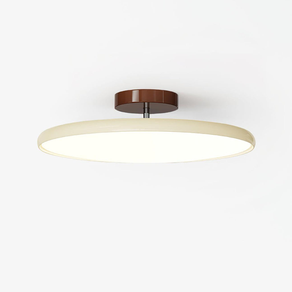 LED Ceiling Light With An Adjustable Circular Flush Mount For Ambience