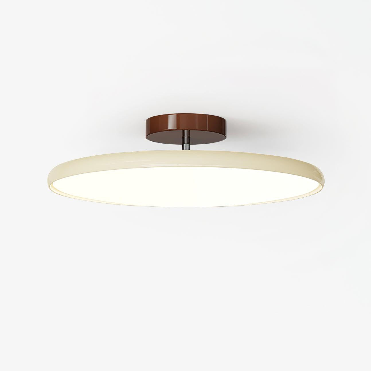 LED Ceiling Light With An Adjustable Circular Flush Mount For Ambience