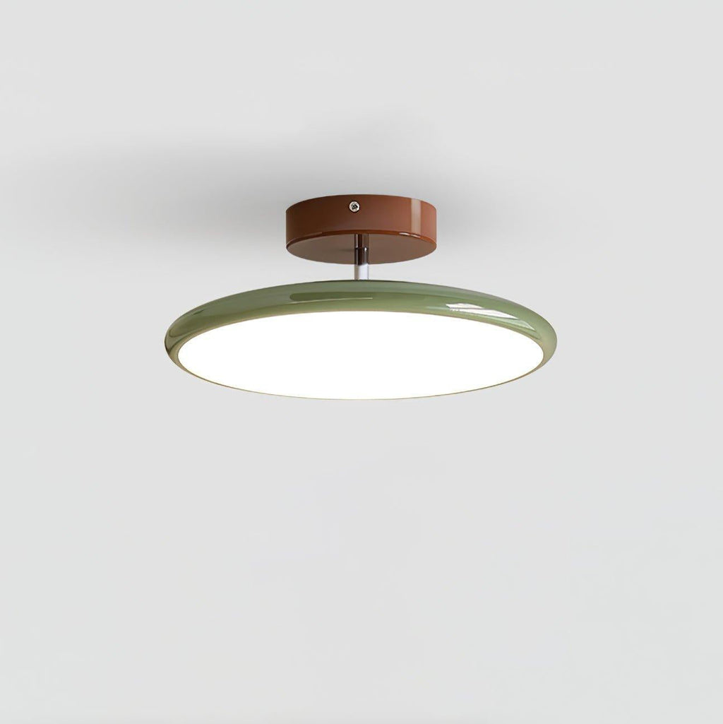 LED Ceiling Light With An Adjustable Circular Flush Mount For Ambience