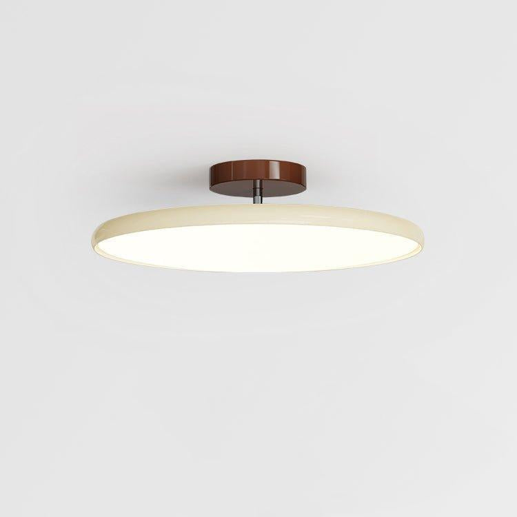 LED Ceiling Light With An Adjustable Circular Flush Mount For Ambience