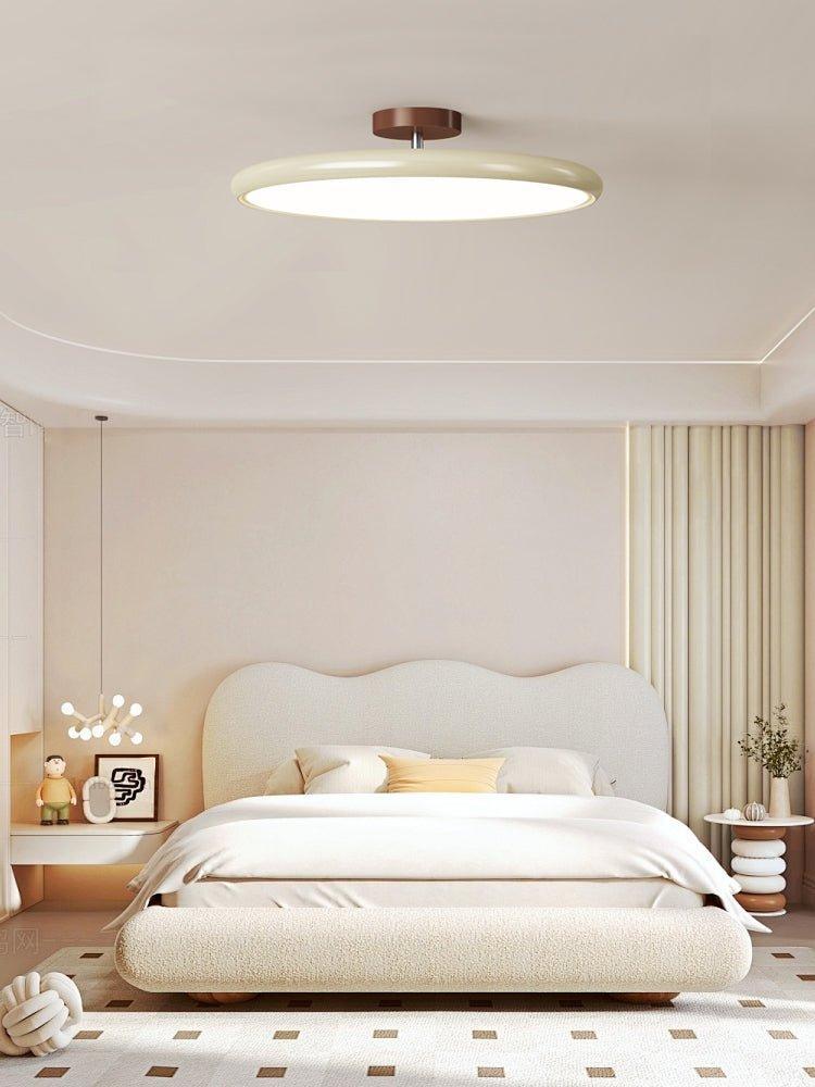 LED Ceiling Light With An Adjustable Circular Flush Mount For Ambience