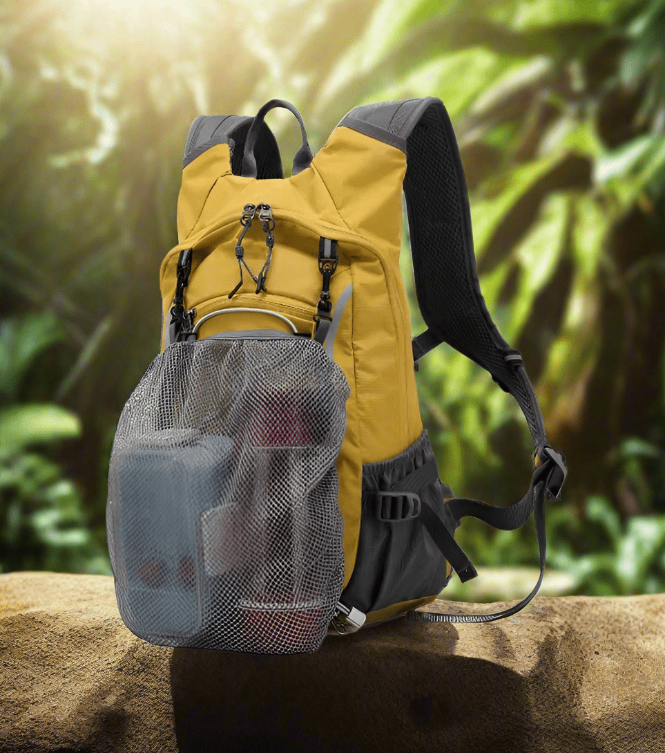 AdventureLite 20 l-es vízálló túrahátizsák — ergonomikus támasztás, könnyű, karcsú kialakítás