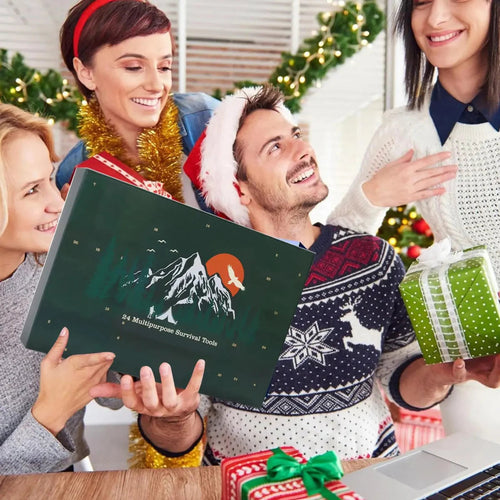 24 kültéri szerszámot tartalmazó adventi naptár — kompakt visszaszámláló készlet