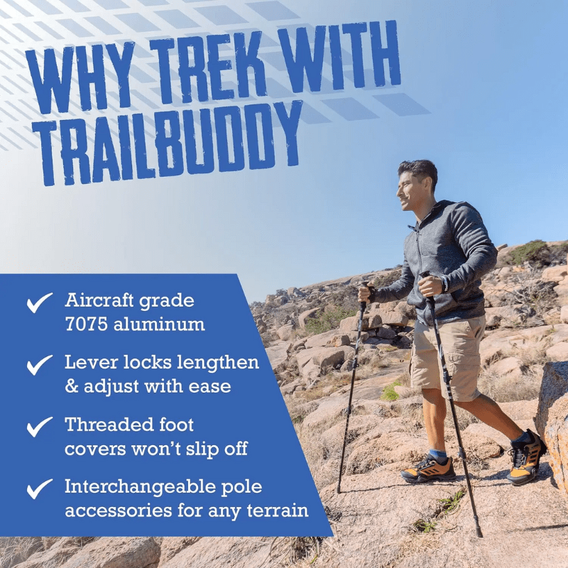 Adventure Gear állítható túrabotok — könnyű, összecsukható kialakítás