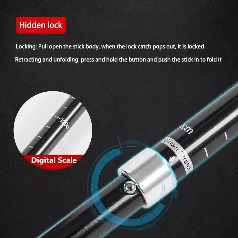 Adventure Gear állítható túrabotok — könnyű, összecsukható kialakítás