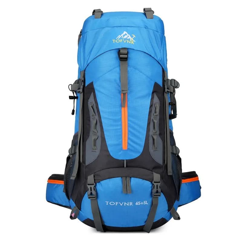 70L Taktischer Rucksack – Wasserdichtes Nylon – Gepolsterte Träger – Dunkelblau, Hellblau & Schwarz | meowbutter