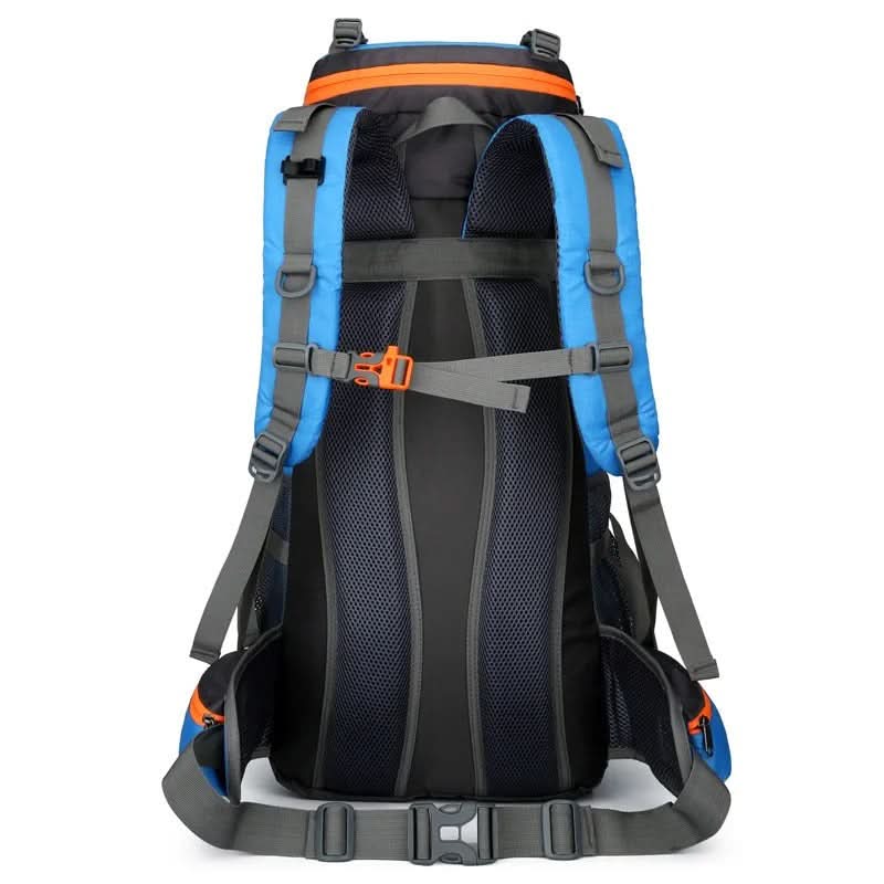 70L Taktischer Rucksack – Wasserdichtes Nylon – Gepolsterte Träger – Dunkelblau, Hellblau & Schwarz | meowbutter