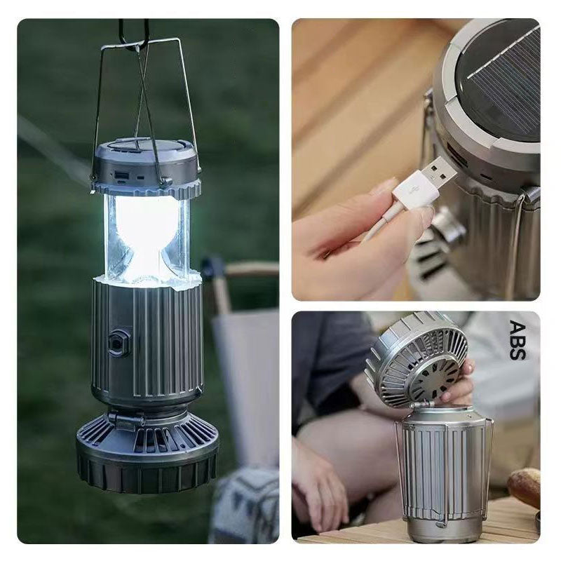 Adventure sorozatú napelemes lámpa és hordozható hűtőventilátor