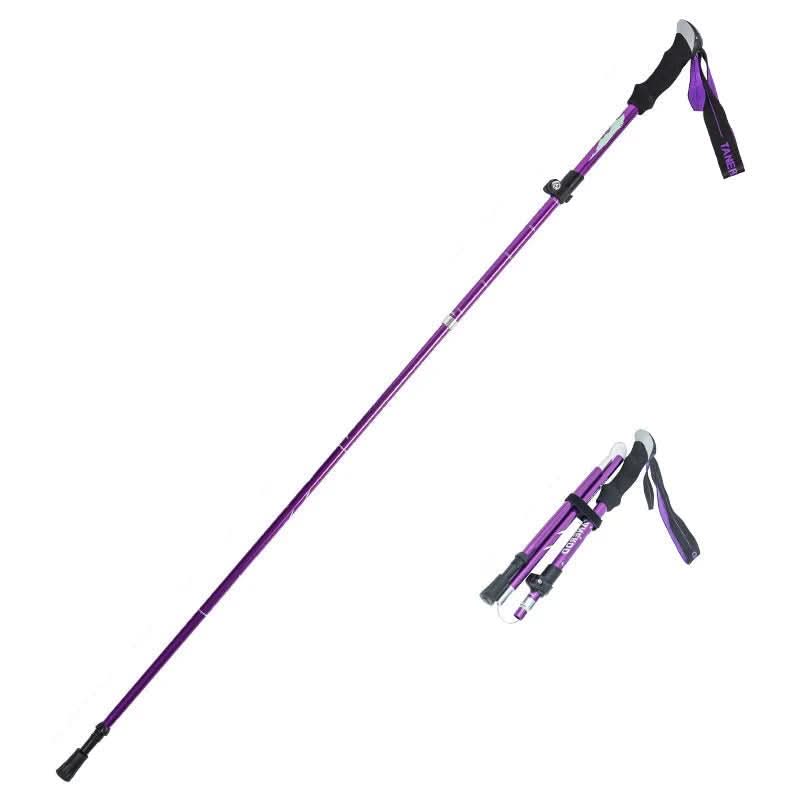 Adventure Trek Ultra Light Adjustable Length Trekking Poles — Extendable Interlocking Mechanism