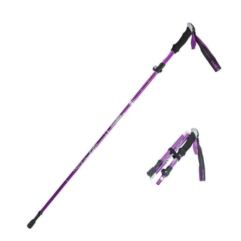 Adventure Trek Ultra Light Adjustable Length Trekking Poles — Extendable Interlocking Mechanism